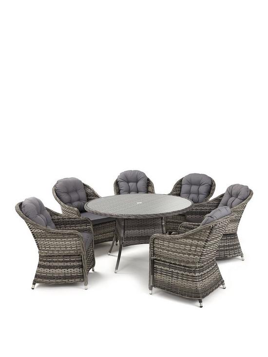 stillFront image of florida-6-seater-dining-set-with-lazy-susan