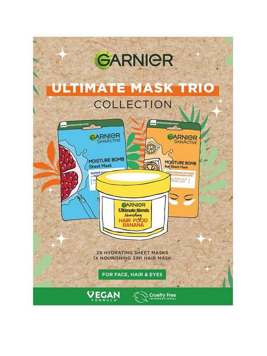 front image of garnier-ultimate-mask-trionbspgift-set