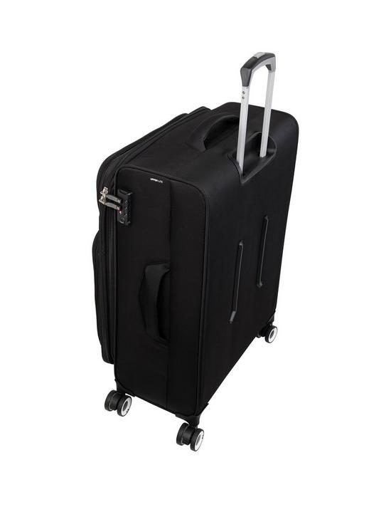 stillFront image of it-luggage-intrepid-black-large-soft-8-wheel-suitcase