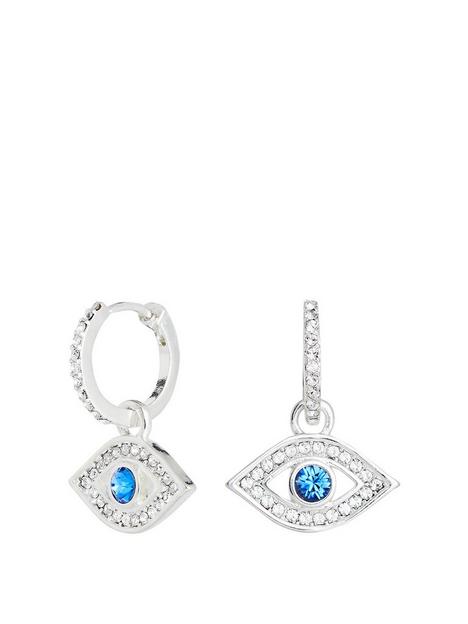 jon-richard-radiance-collection-silver-plated-blue-evil-eye-charm-earrings