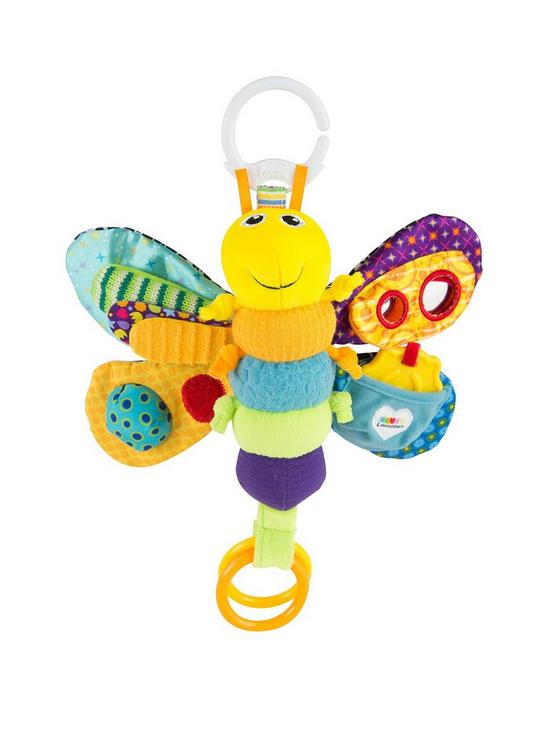 front image of lamaze-freddie-the-firefly-clip-amp-go