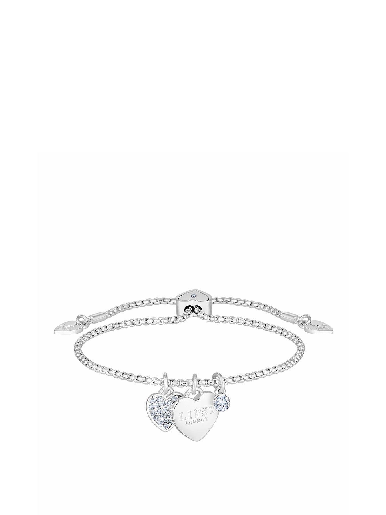 Heart charm deals toggle bracelet