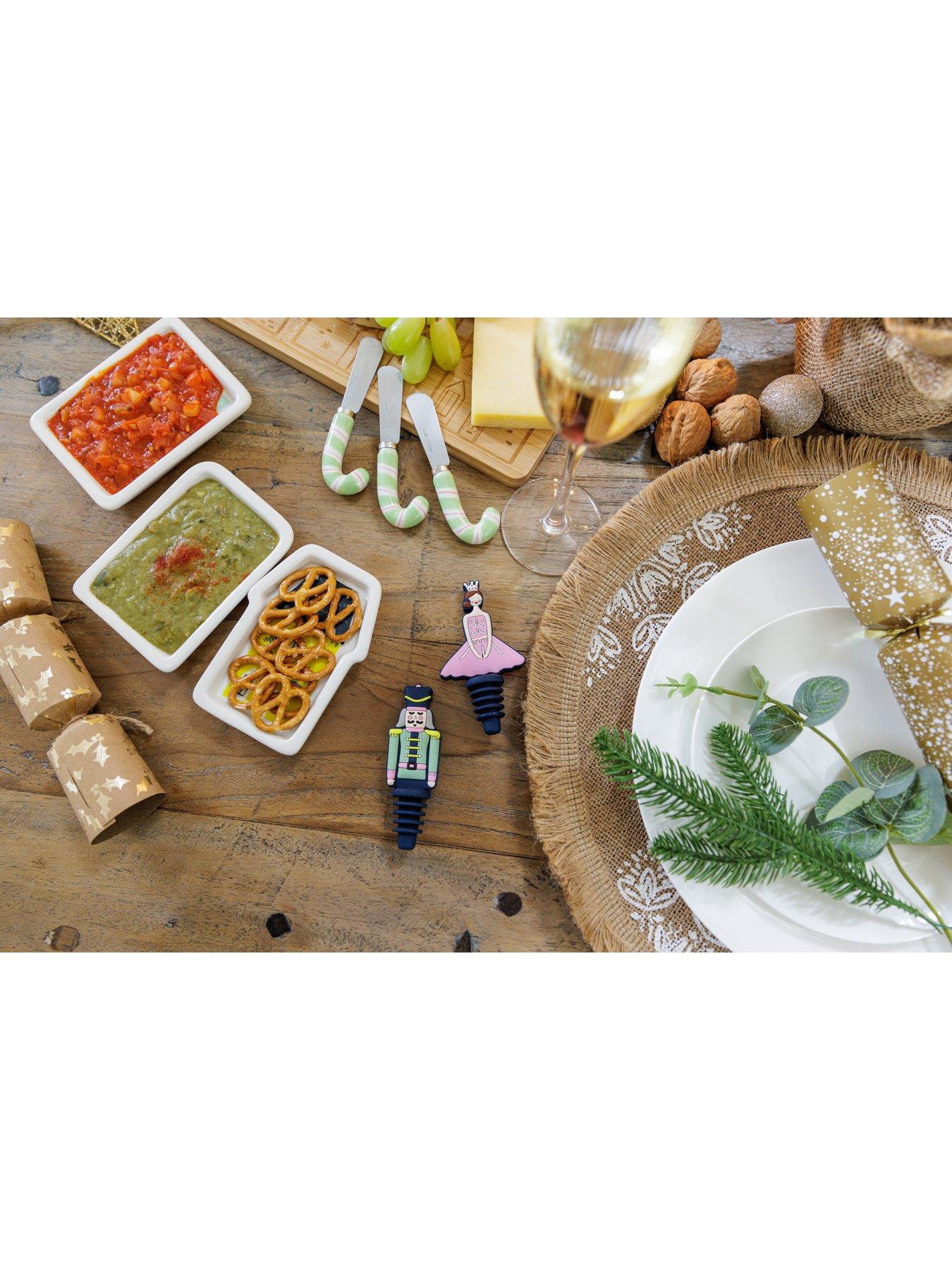  image of kitchencraft-the-nutcracker-collection-silicone-bottle-stoppers