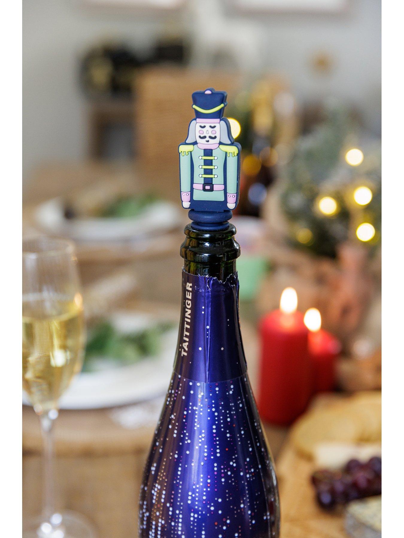  image of kitchencraft-the-nutcracker-collection-silicone-bottle-stoppers