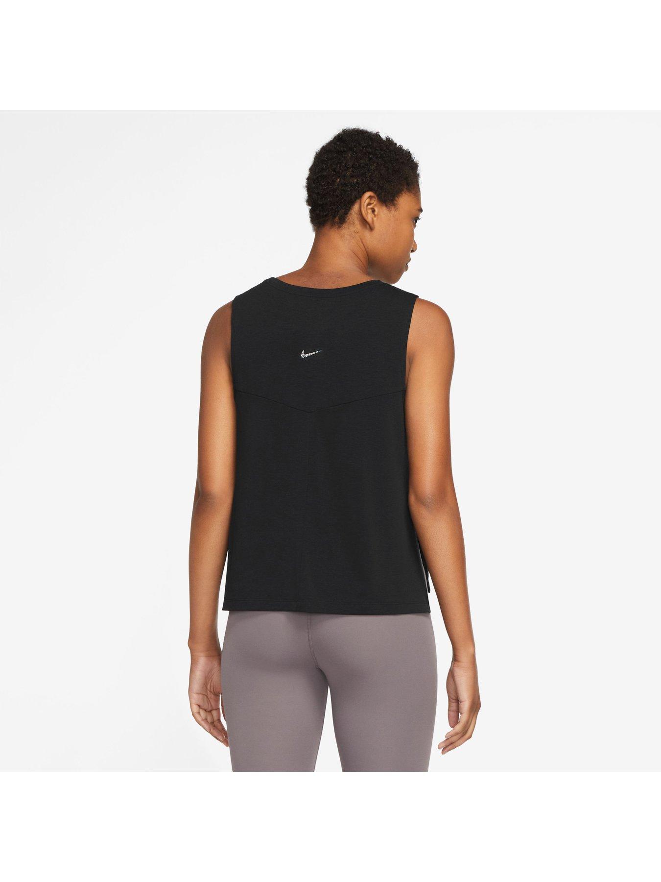  image of nike-womens-yoga-dri-fit-tank-black