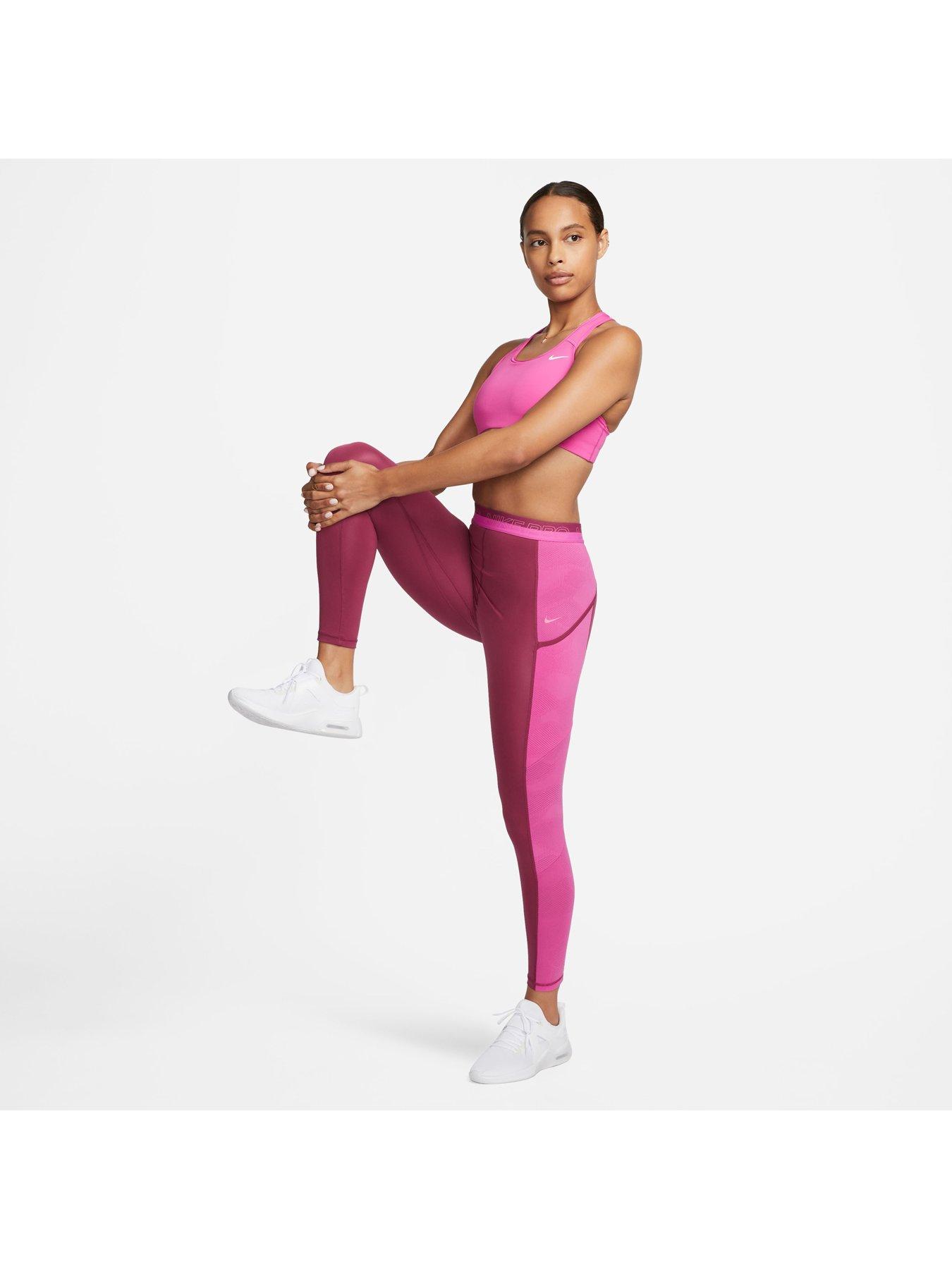 Nike Pro Femme High Rise 7/8 Leggings - Pink