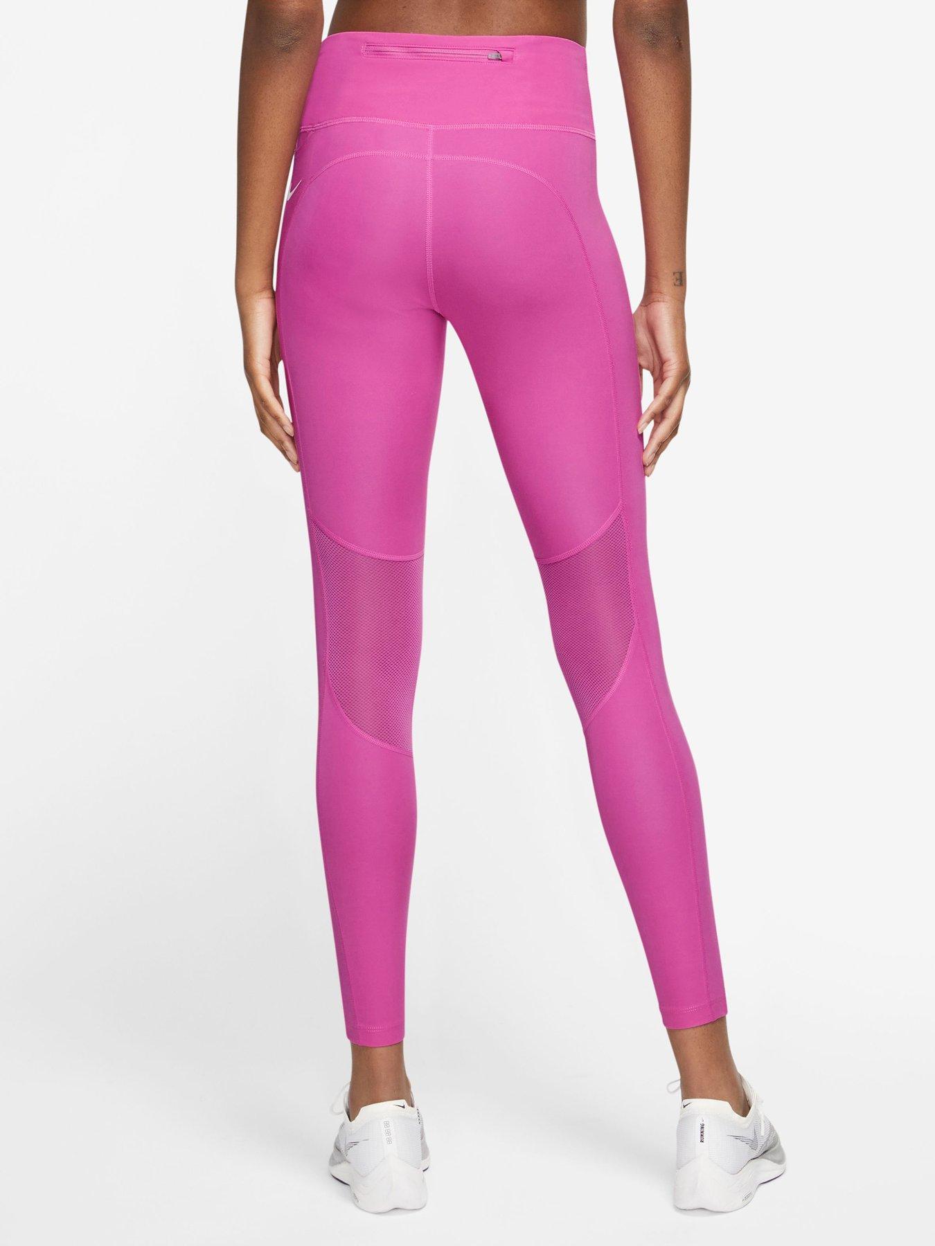 Pink running capris best sale