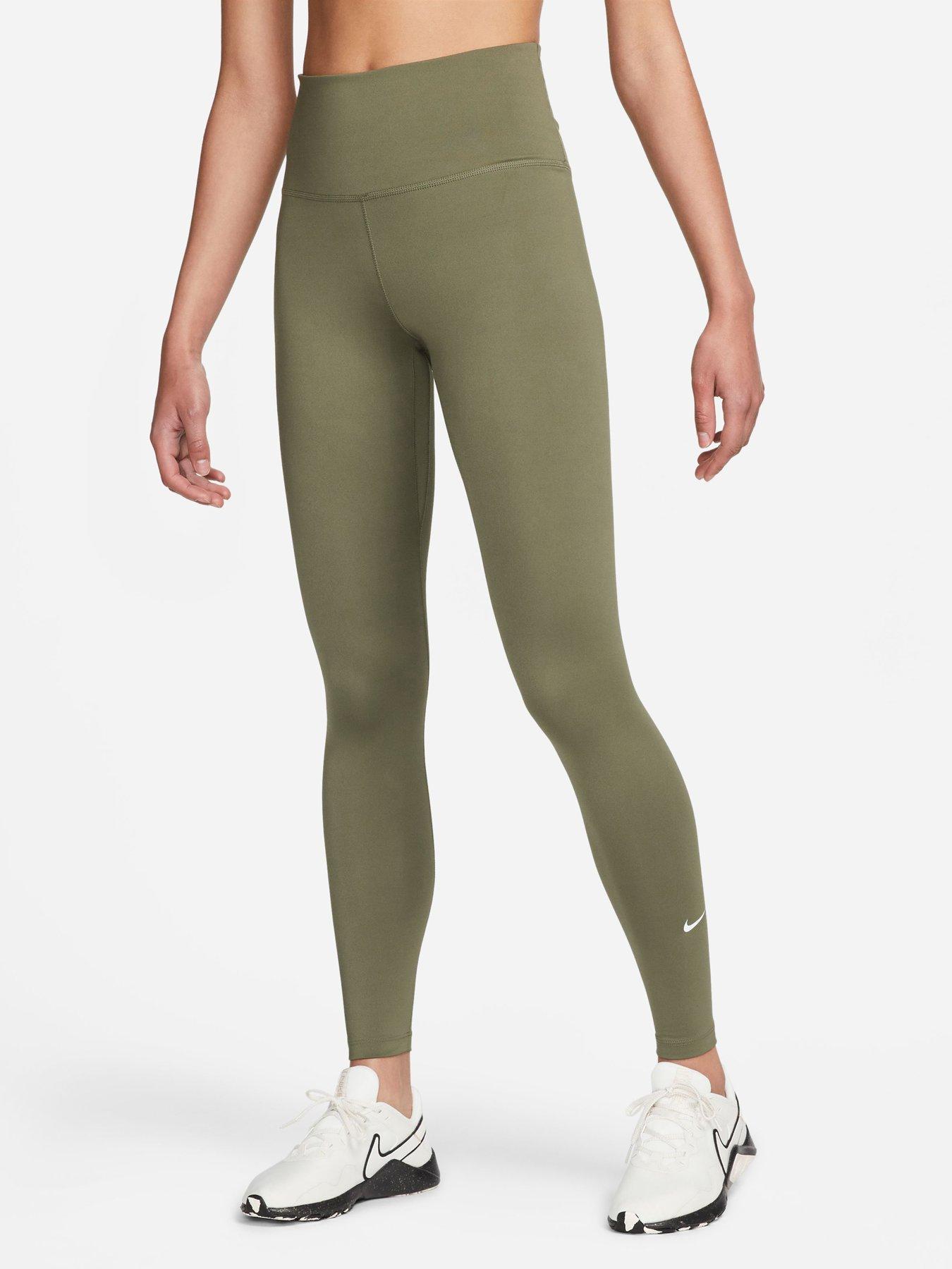 Nike Women's High-waisted Full-length Graphic Leggings - Green