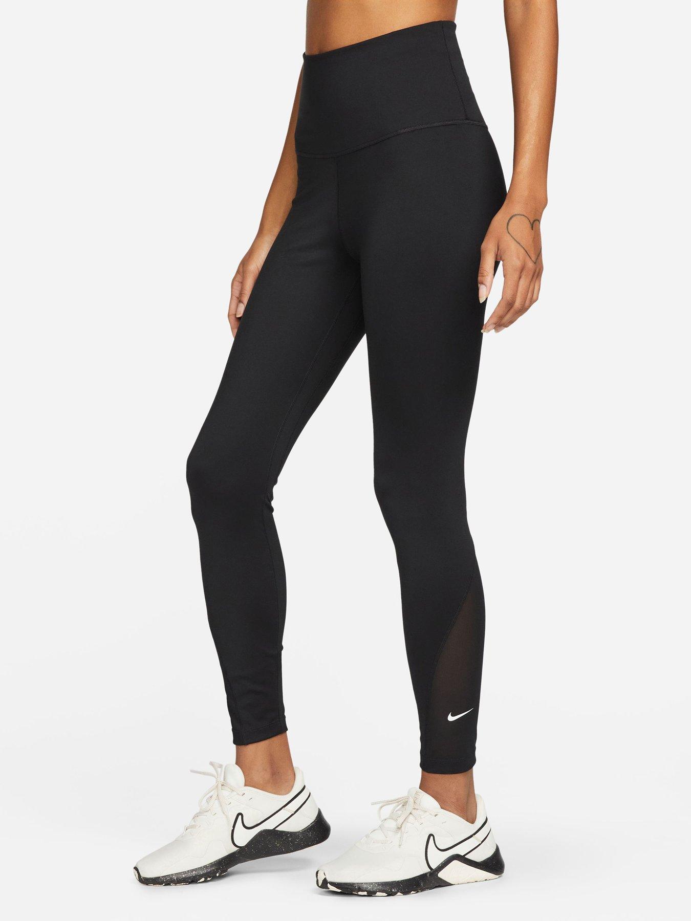 Nike One Hi Rise 7/8 Leggings - Black/White