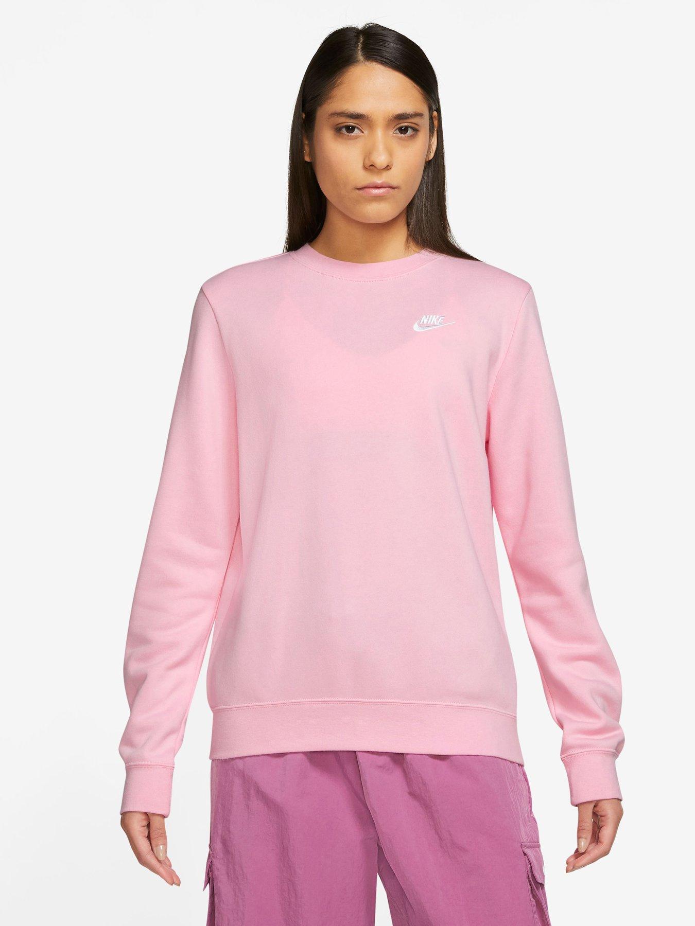 Pink nike cheap jumper ladies