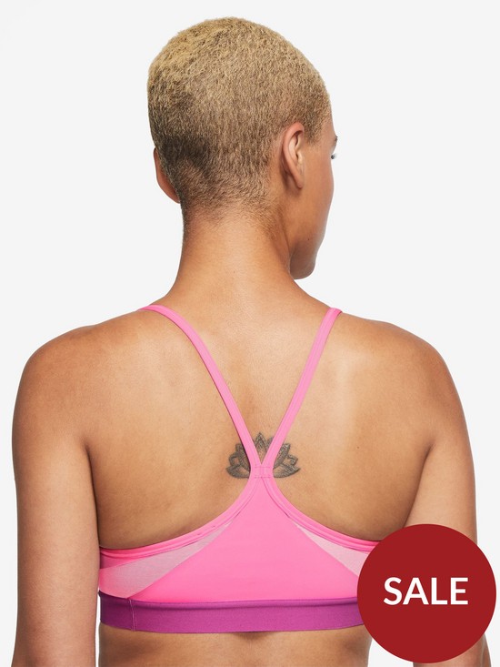 stillFront image of nike-light-support-indy-bra-pink