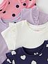  image of mini-v-by-very-girls-4-pack-spot-and-heart-short-sleeve-t-shirts-multi