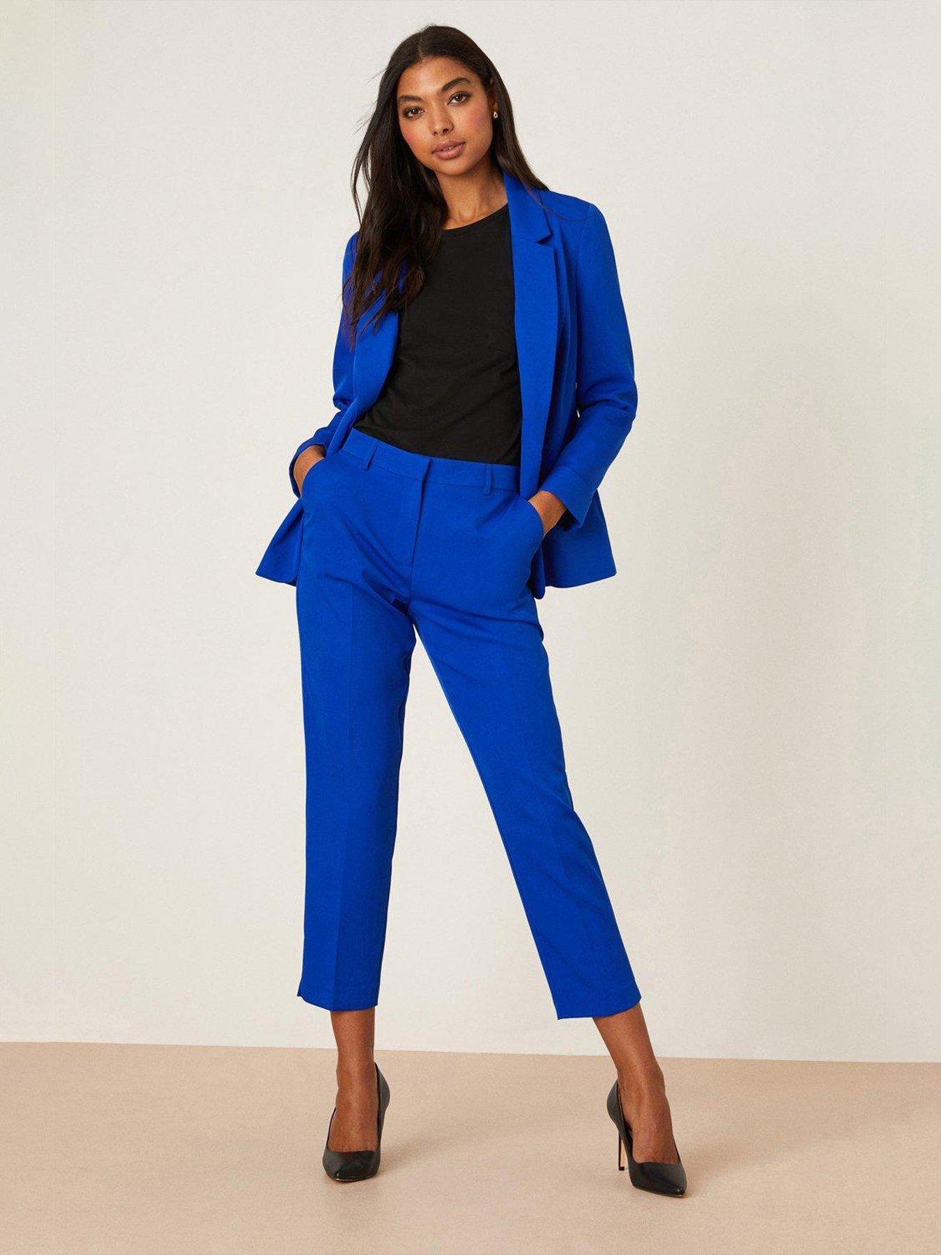  image of dorothy-perkins-slim-ankle-grazer-blue