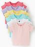  image of mini-v-by-very-girls-6-pack-core-brights-ss-t-shirts-multi