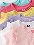  image of mini-v-by-very-girls-6-pack-core-brights-ss-t-shirts-multi