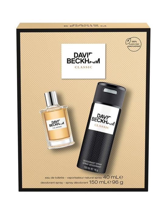 front image of beckham-classic-40ml-edt-gift-set