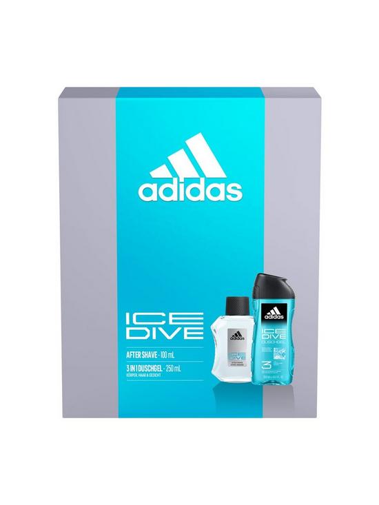stillFront image of adidas-ice-dive-100ml-eau-de-toilette-amp-250ml-shower-gel-gift-set