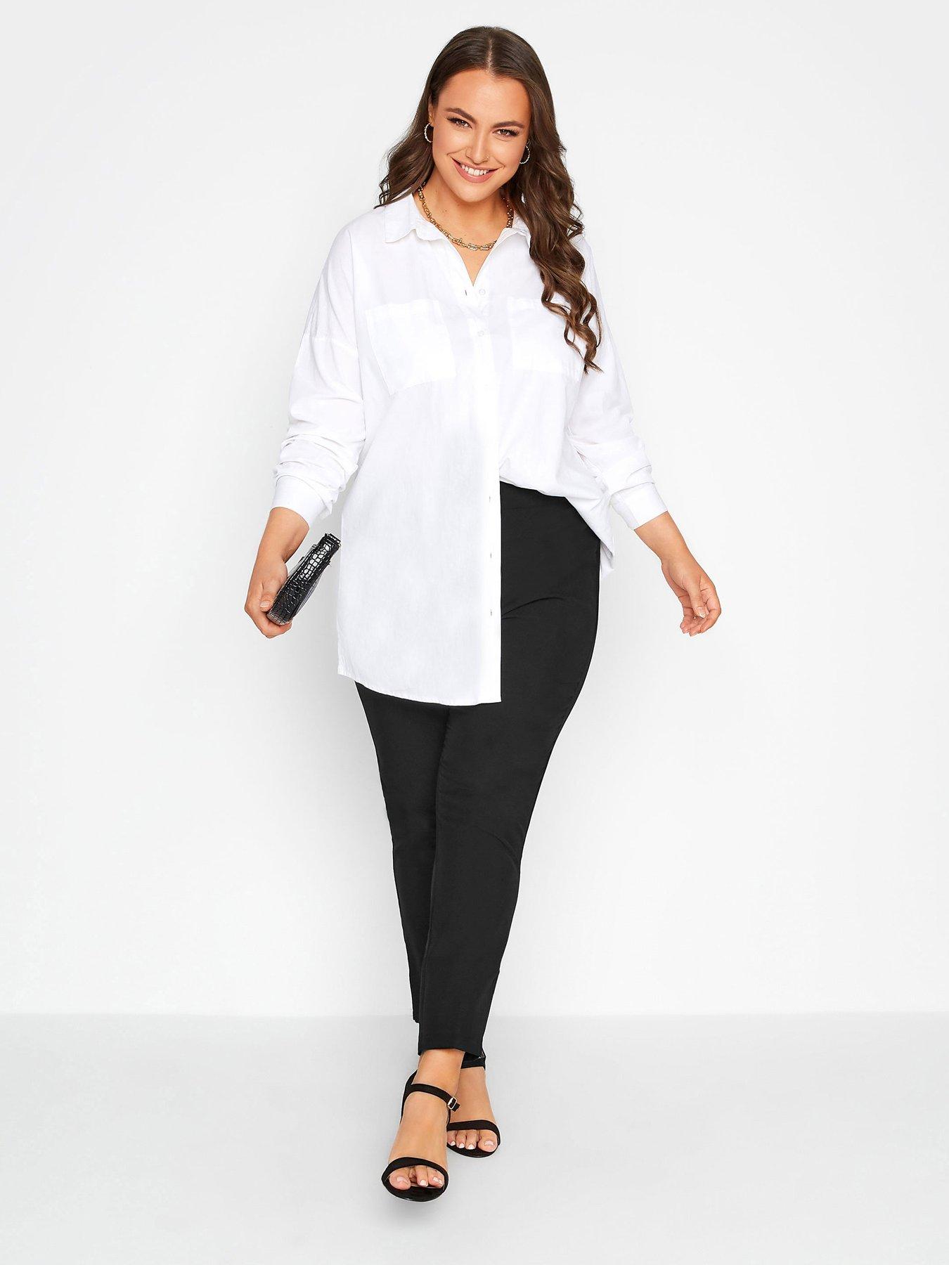 Image 2 of 2 of Yours Tapered Trouser 26in - Black