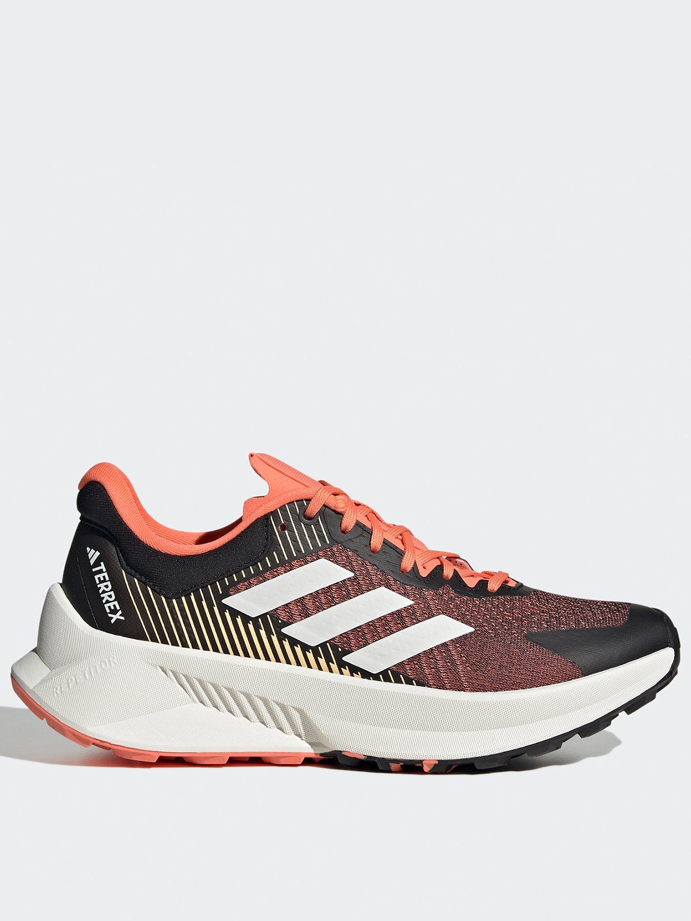 undefined Women's Soulstride Flow Trail Running Shoes - Black/White