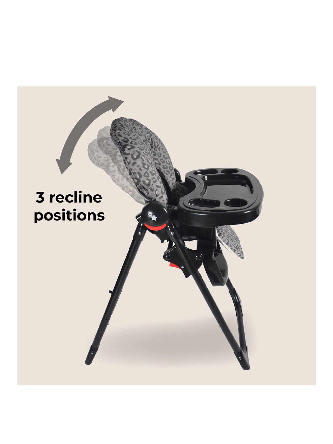  image of my-babiie-mbhc8-premium-highchair-black-leopard