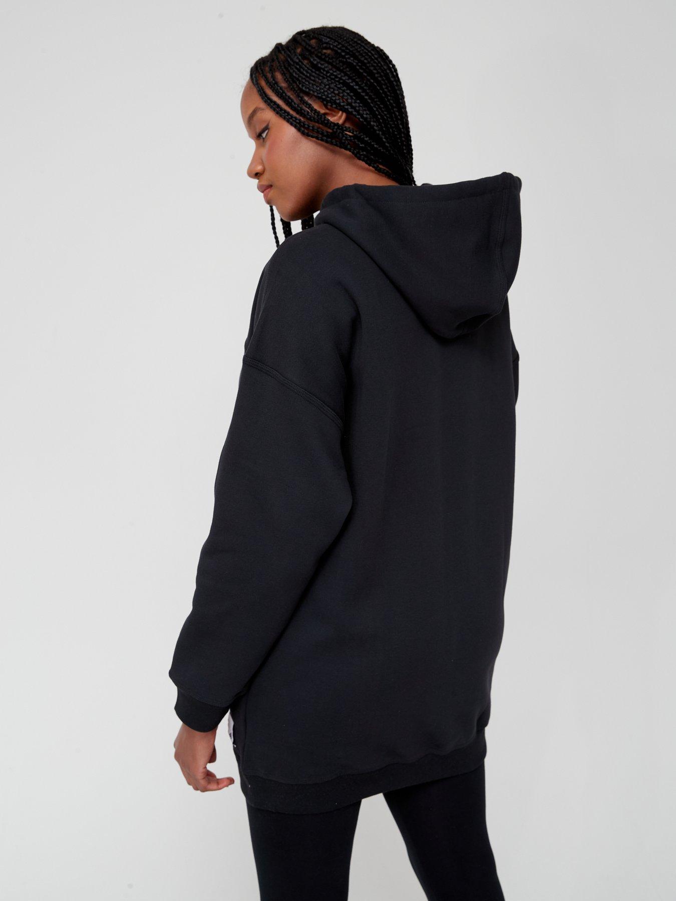 Longline best sale hoodie adidas