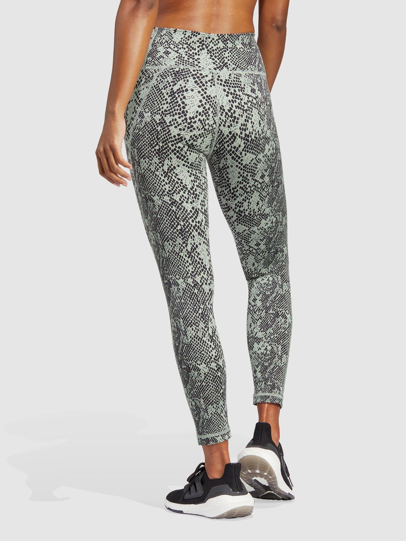 adidas Techfit Printed 7/8 Leggings - Green | Women's Training | adidas US