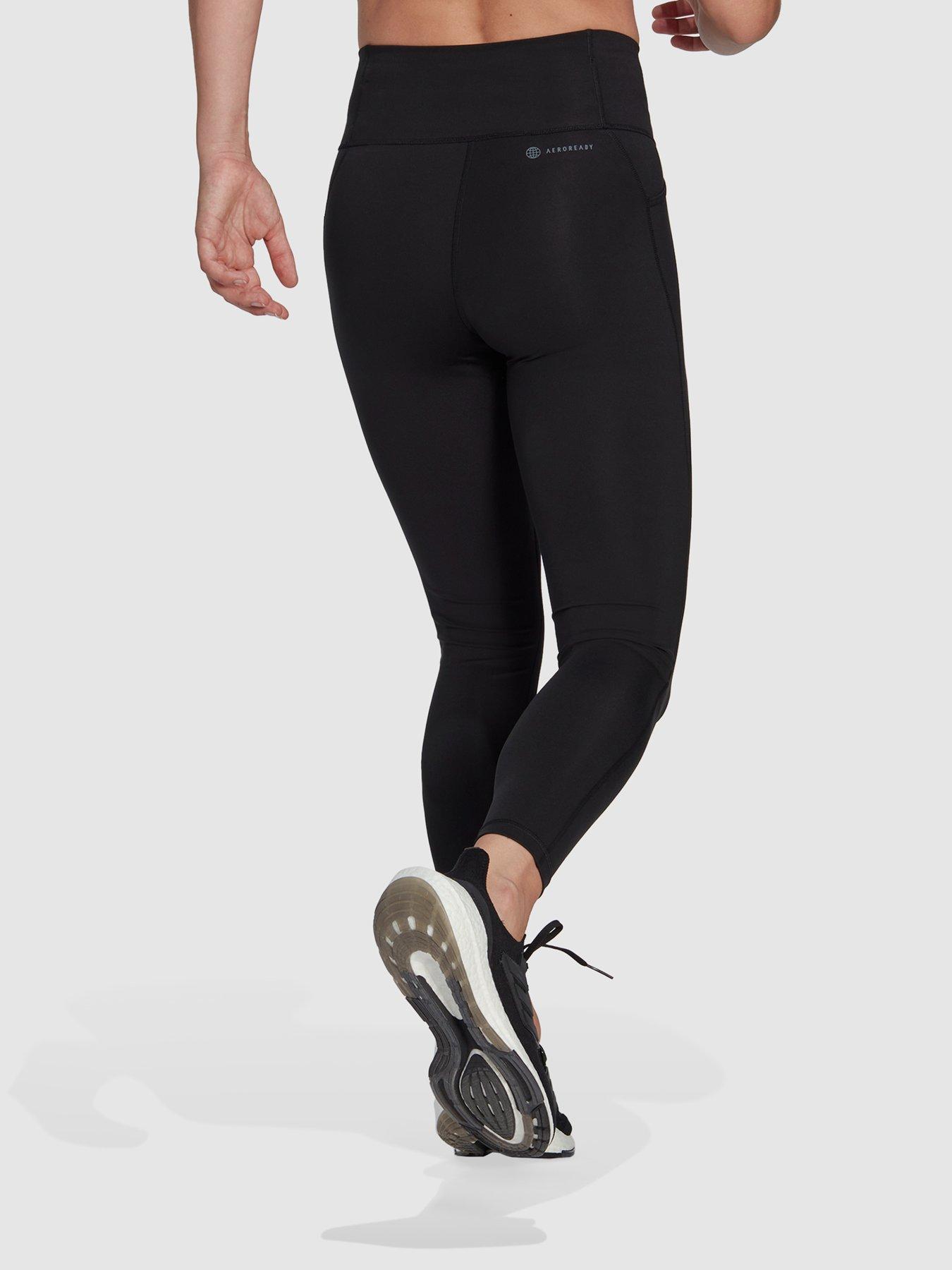 Image 2 of 4 of adidas Womens Performance Running Essentials 7/8 Leggings - Black
