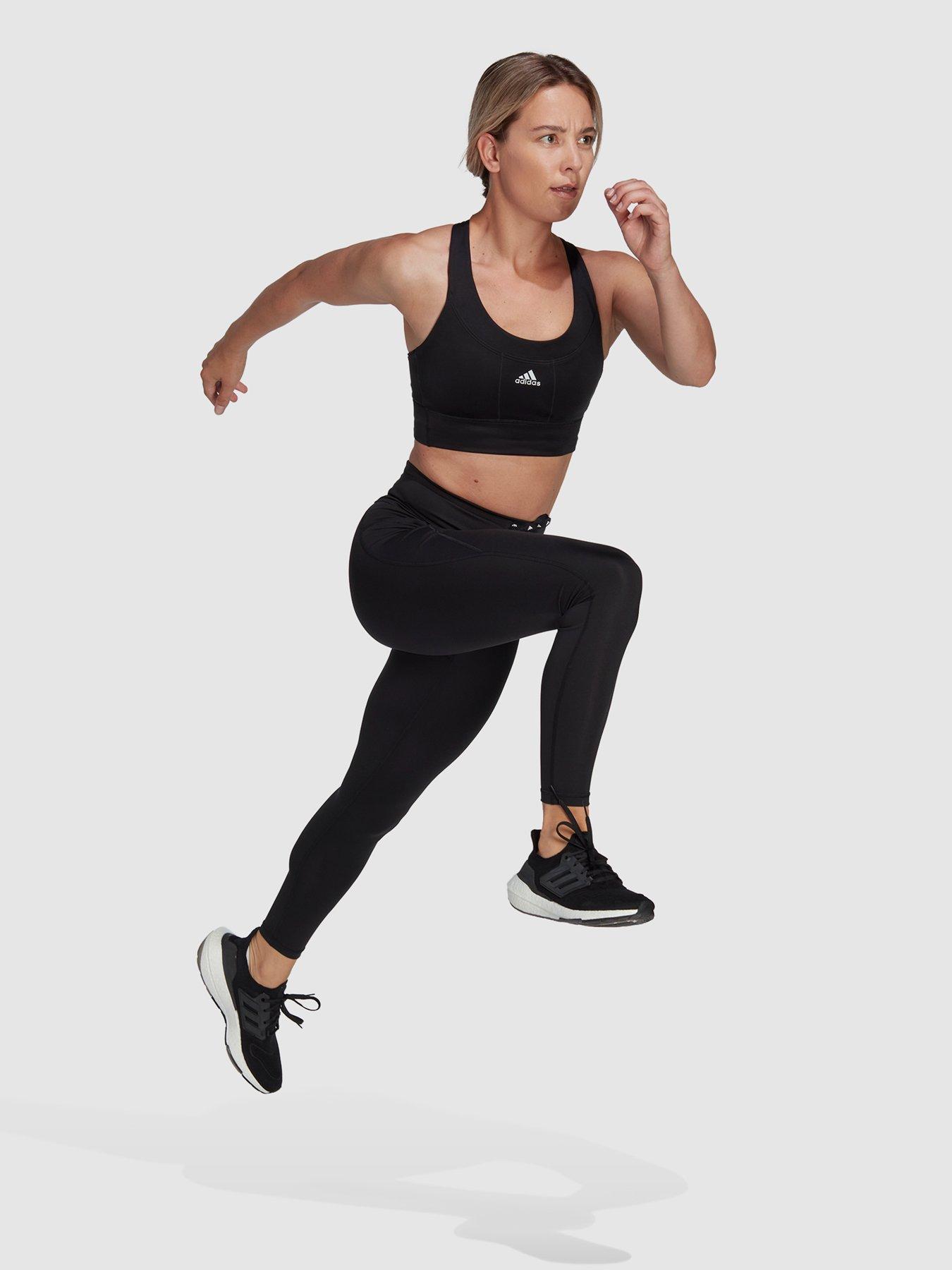 Image 3 of 4 of adidas Womens Performance Running Essentials 7/8 Leggings - Black