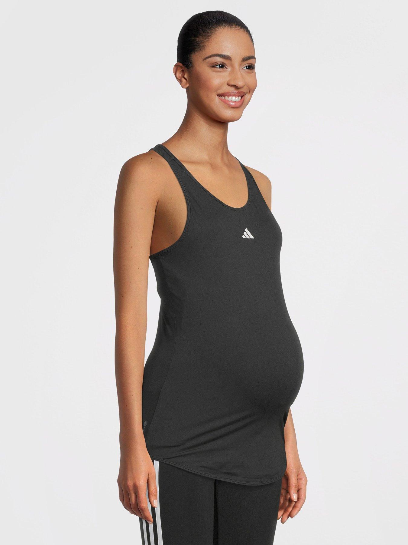 adidas Women's Maternity Tank - Black/White