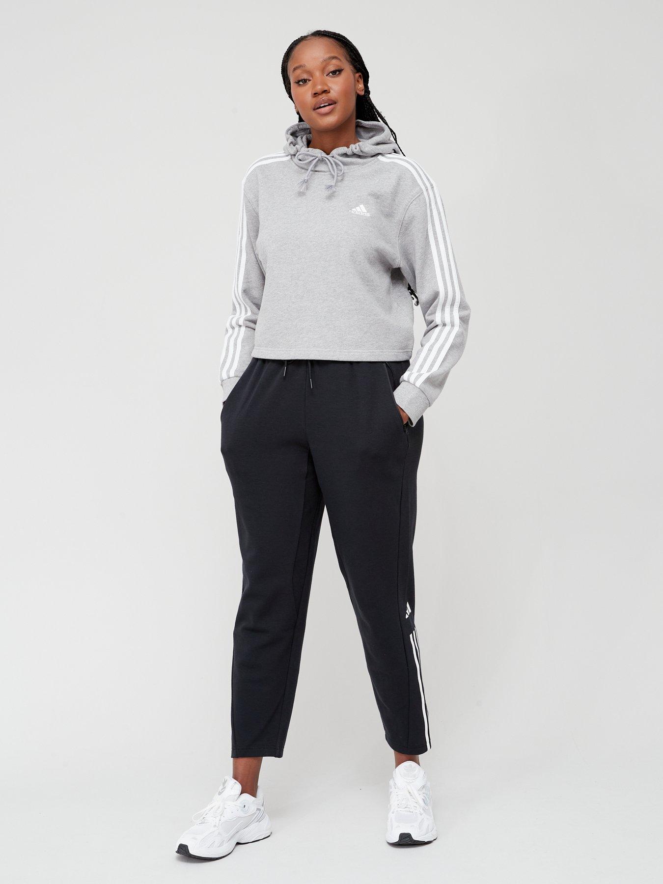 adidas Sportswear Essentials 3-stripes French Terry Crop Hoodie