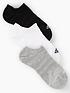 image of adidas-3-pack-no-show-socks-grey