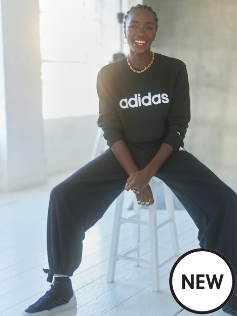 adidas-sportswear-sportswear-essentials-linear-sweatshirt-blackwhite