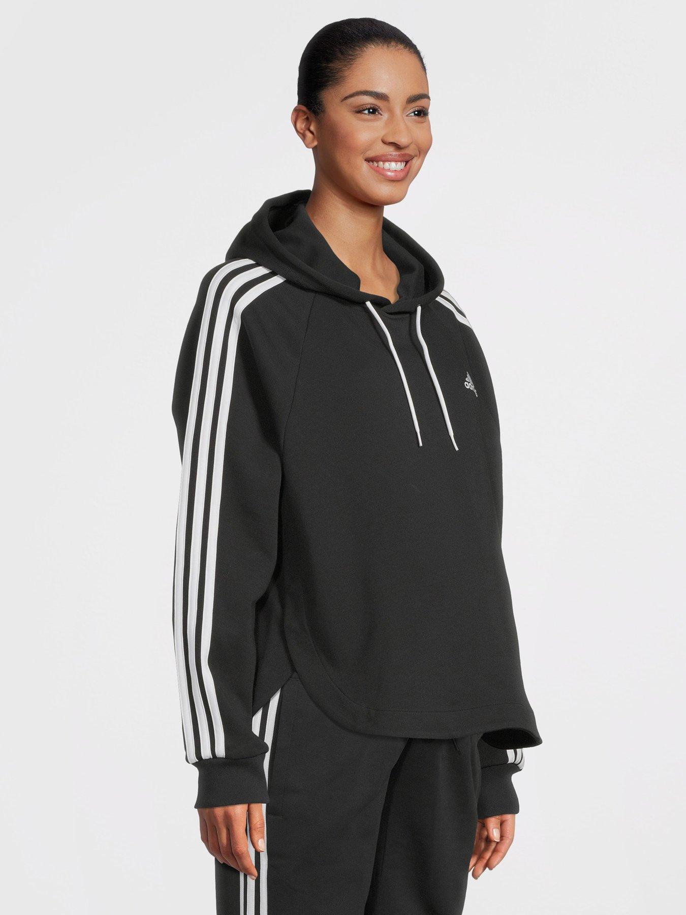 Longline best sale hoodie adidas