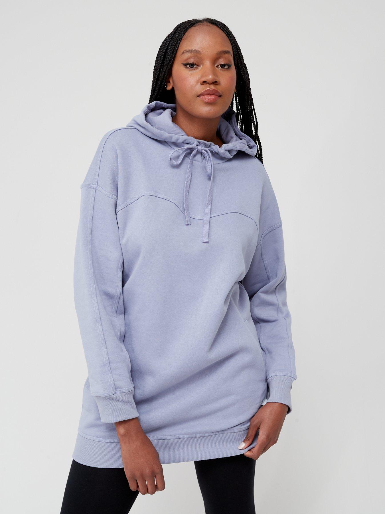 Ladies longline hot sale hoodie