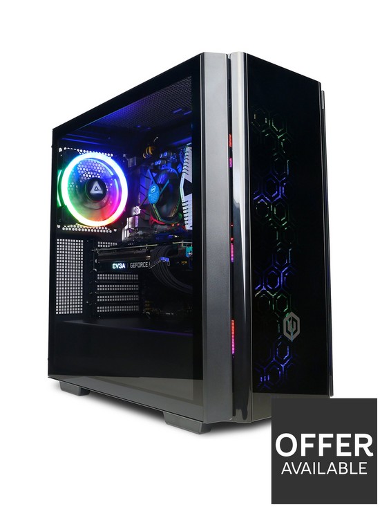front image of cyberpower-bifrost-gaming-pc--nbspintel-core-i7-12700kf-geforce-rtx-3070-ti-16gb-ram-1tb-m2-nvme-ssd