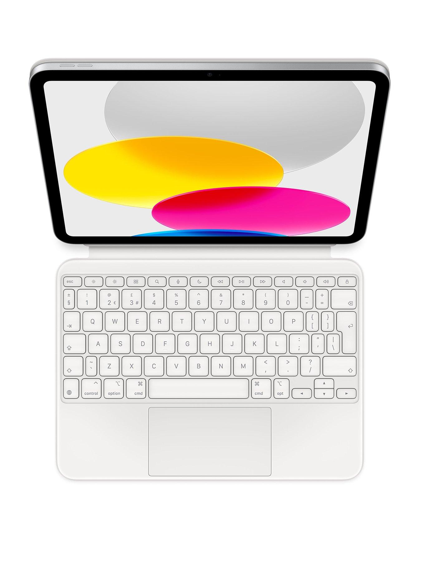front image of apple-magic-keyboard-folio-for-ipad-10th-gen-british-english