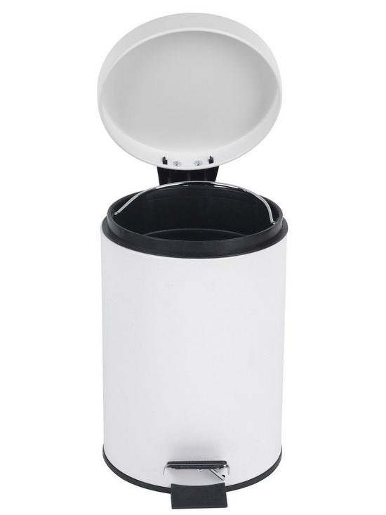 stillFront image of beldray-3-litre-round-waste-small-pedal-bin