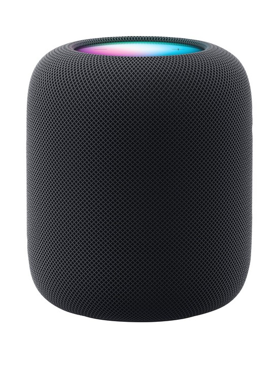 front image of apple-homepod-2nd-gen-2023-midnight