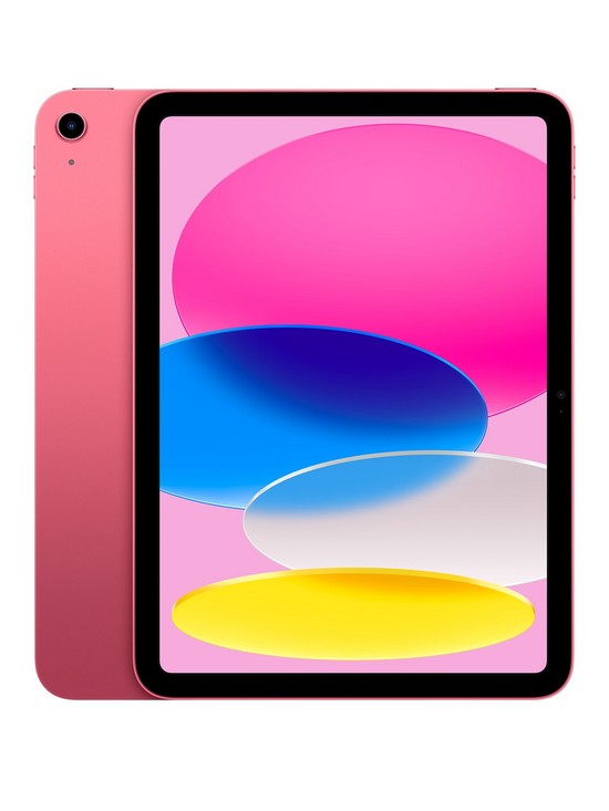 front image of apple-ipad-10th-gen-2022-256gb-wi-fi-109-inch-pink