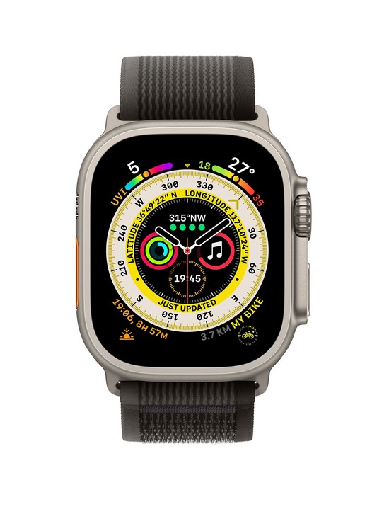 stillFront image of apple-watch-ultra-gps-cellular-49mm-titanium-case-with-blackgray-trail-loop--nbspsmallmedium