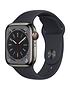  image of apple-watch-series-8-gps-cellularnbsp41mm-graphite-stainless-steel-case-with-midnight-sport-band