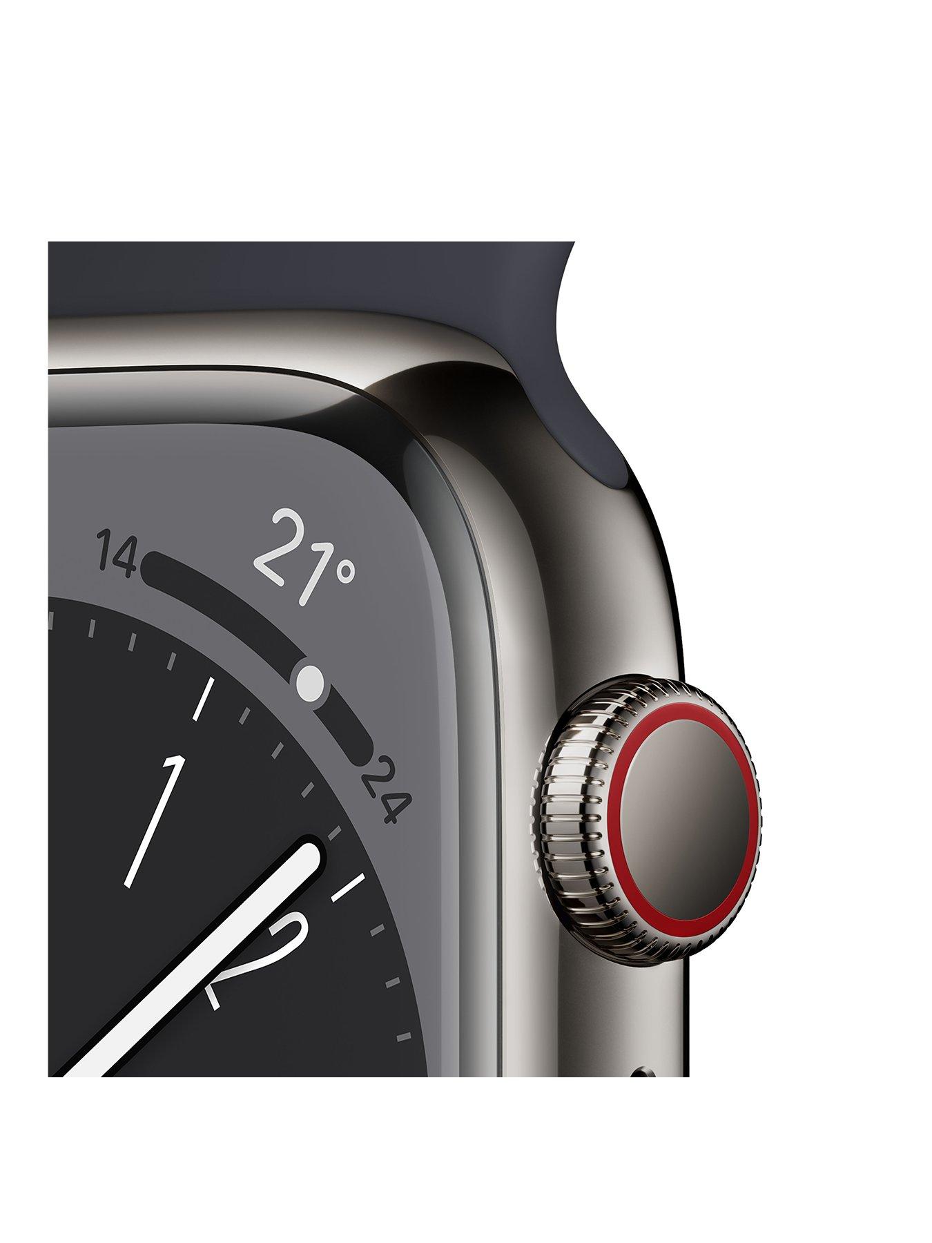  image of apple-watch-series-8-gps-cellularnbsp41mm-graphite-stainless-steel-case-with-midnight-sport-band
