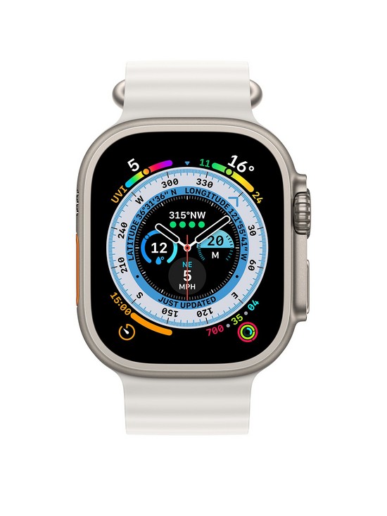 stillFront image of apple-watch-ultra-gps-cellular-49mm-titanium-case-with-white-ocean-band