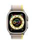  image of apple-watch-ultra-gps-cellular-49mm-titanium-case-with-yellowbeige-trail-loop--nbspsmallmedium