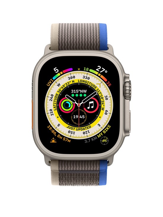 stillFront image of apple-watch-ultra-gps-cellular-49mm-titanium-case-with-bluegray-trail-loop--nbspsmallmedium