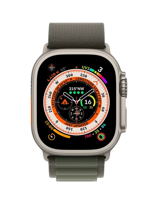 stillFront image of apple-watch-ultra-gps-cellular-49mm-titanium-case-with-green-alpine-loop--nbsplarge