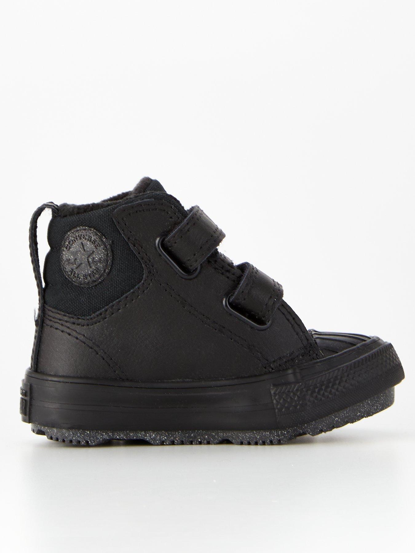 Converse all star leather on sale infant