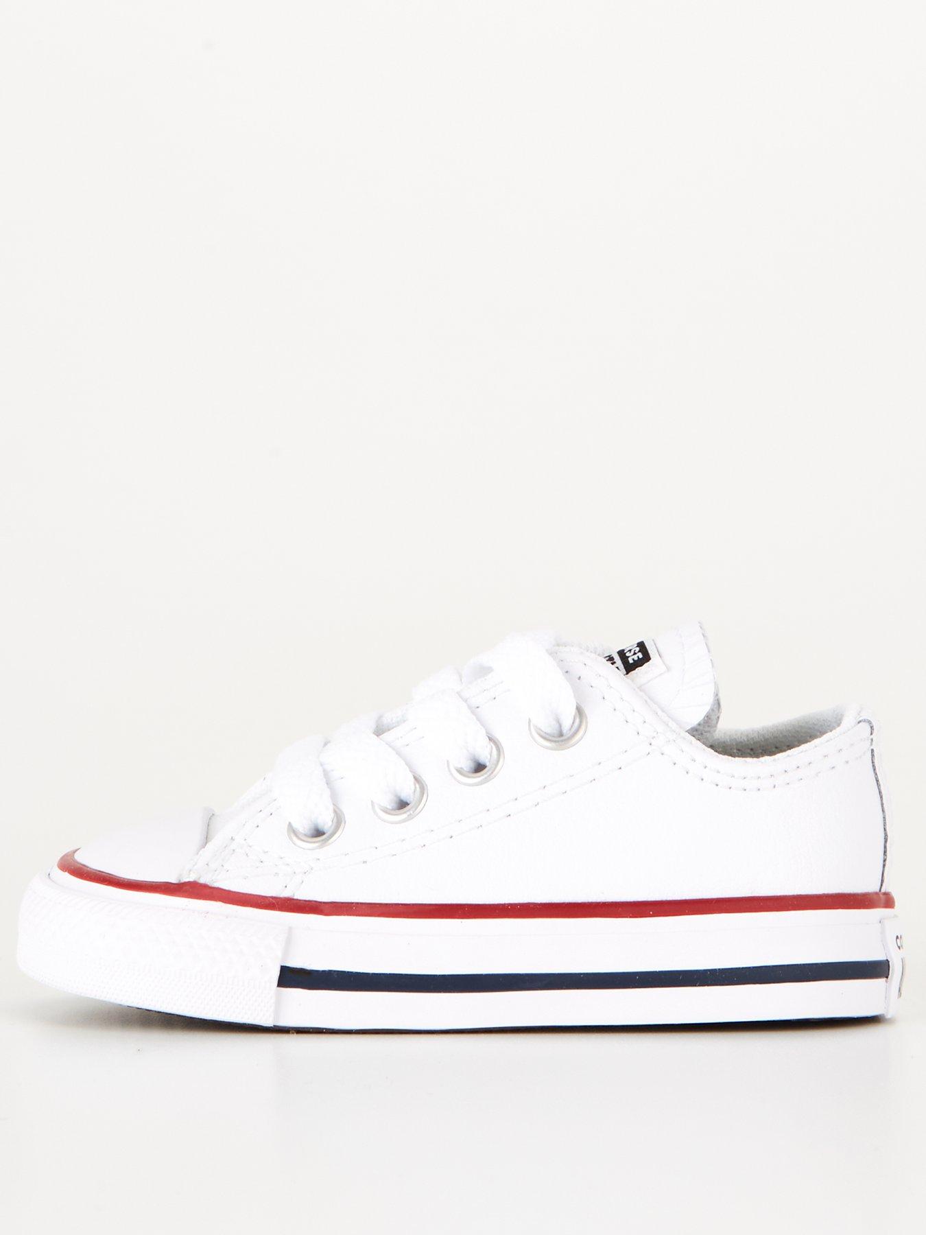 All white store infant converse