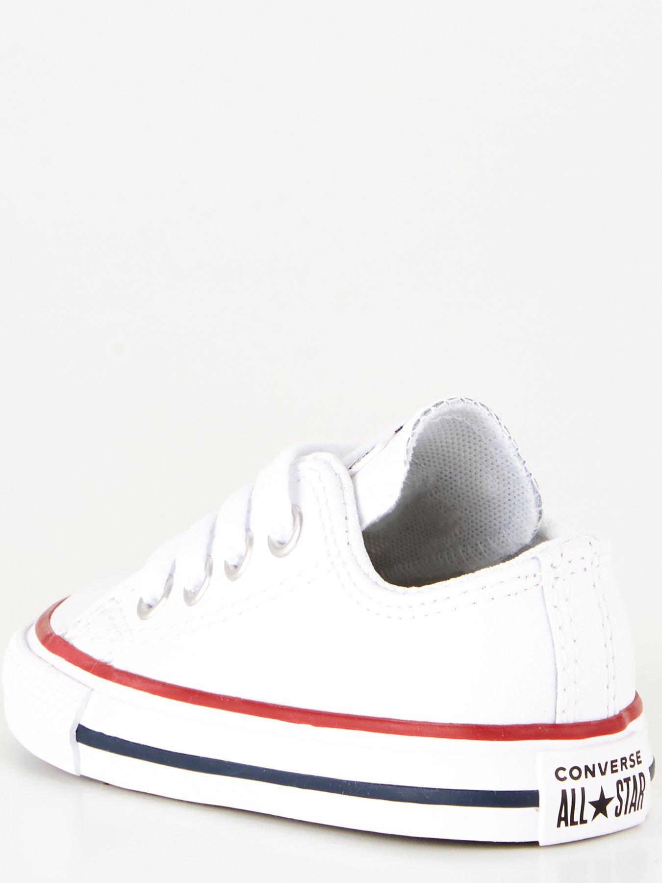 Chuck Taylor All Star Leather Ox Infant Plimsoll - White