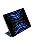  image of apple-smart-folio-for-ipad-pro-129-inch-6th-gen-2022-marine-blue